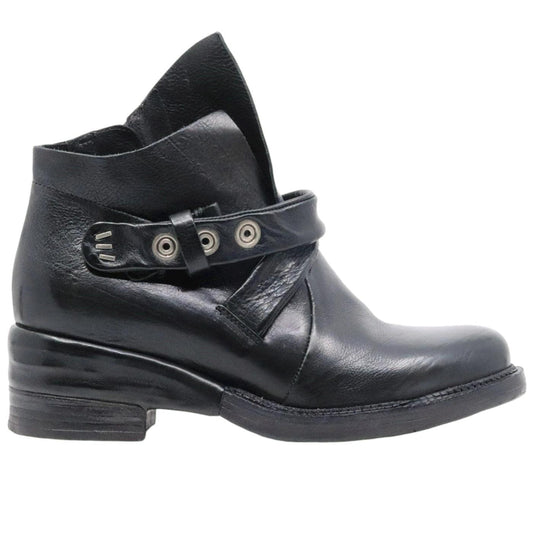 Scarpa donna AS98 A23204 in pelle nera 