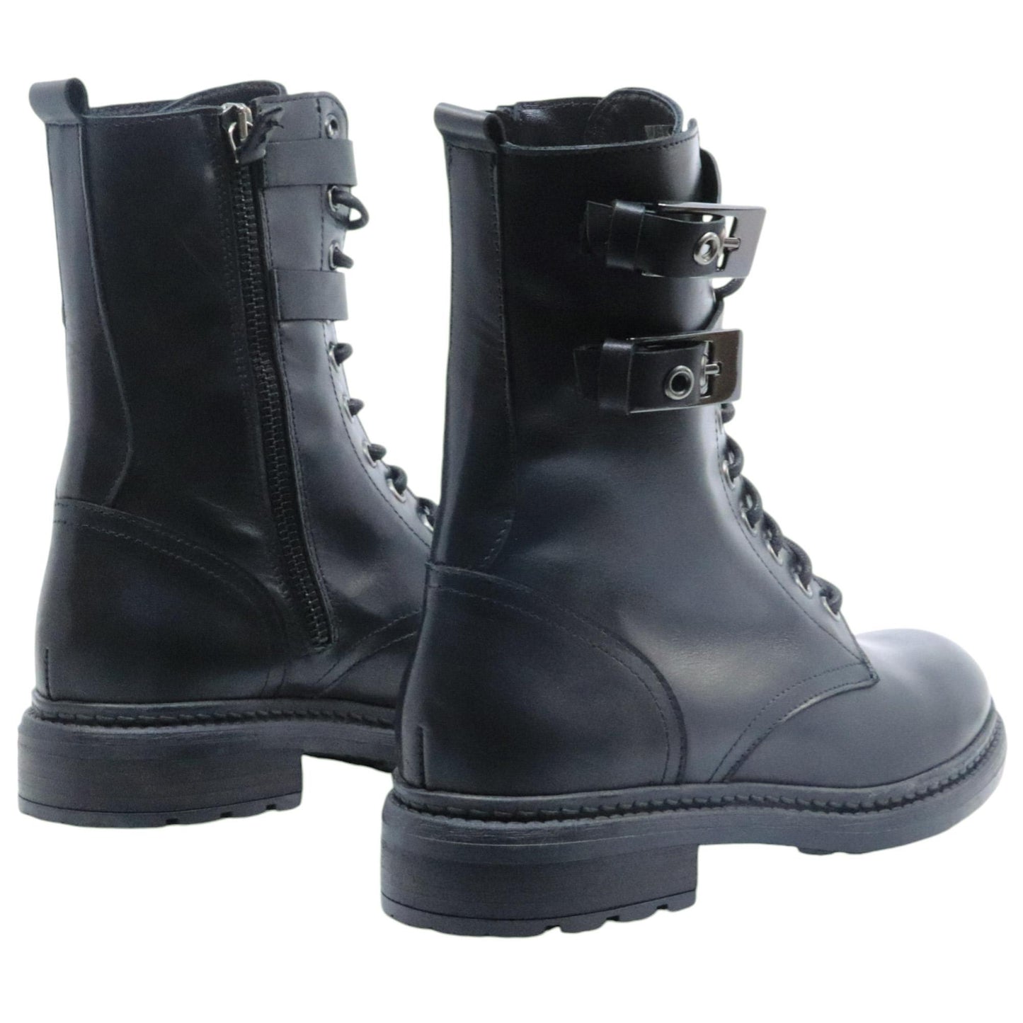 Stivaletto donna The Seller GD731 in pelle nera 