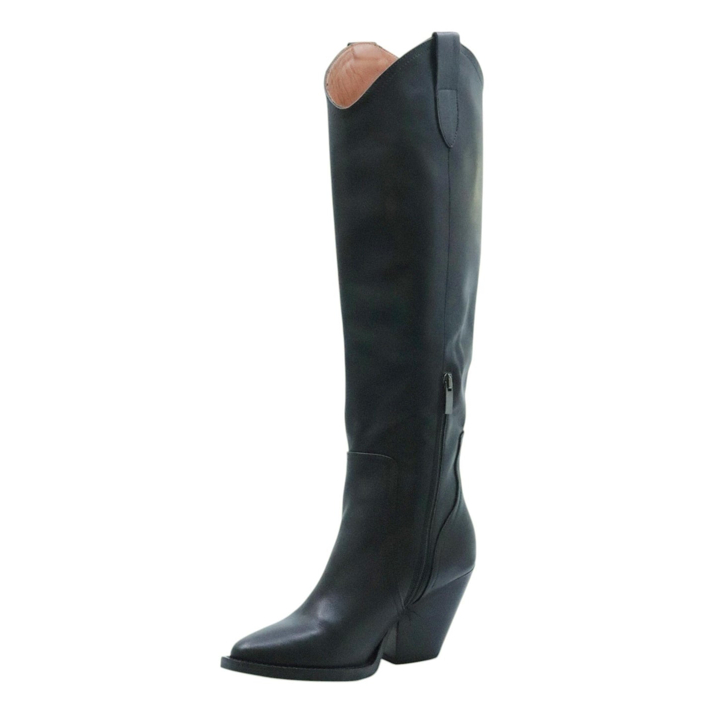 Curiositè TX9 stivale texano donna in pelle nera 