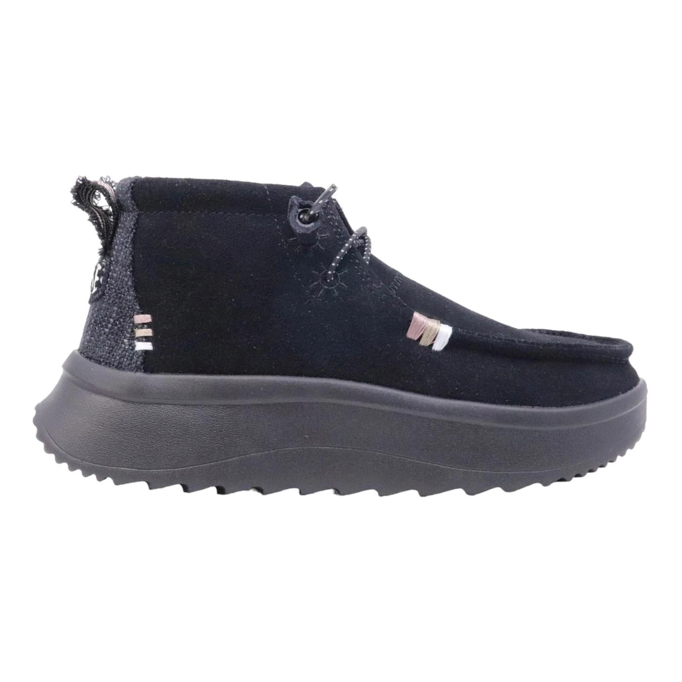 Hey Dude Wendy Peak Hi sneaker donna in morbida pelle scamosciata 