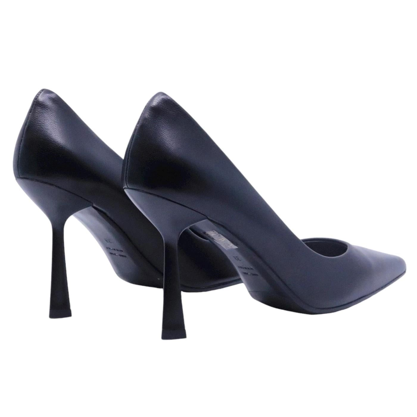 Décolleté donna Chantal 1962 2470 in pelle nera 