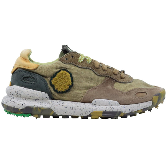 Satorisan Chacrona Linen sneaker uomo in lino verde 