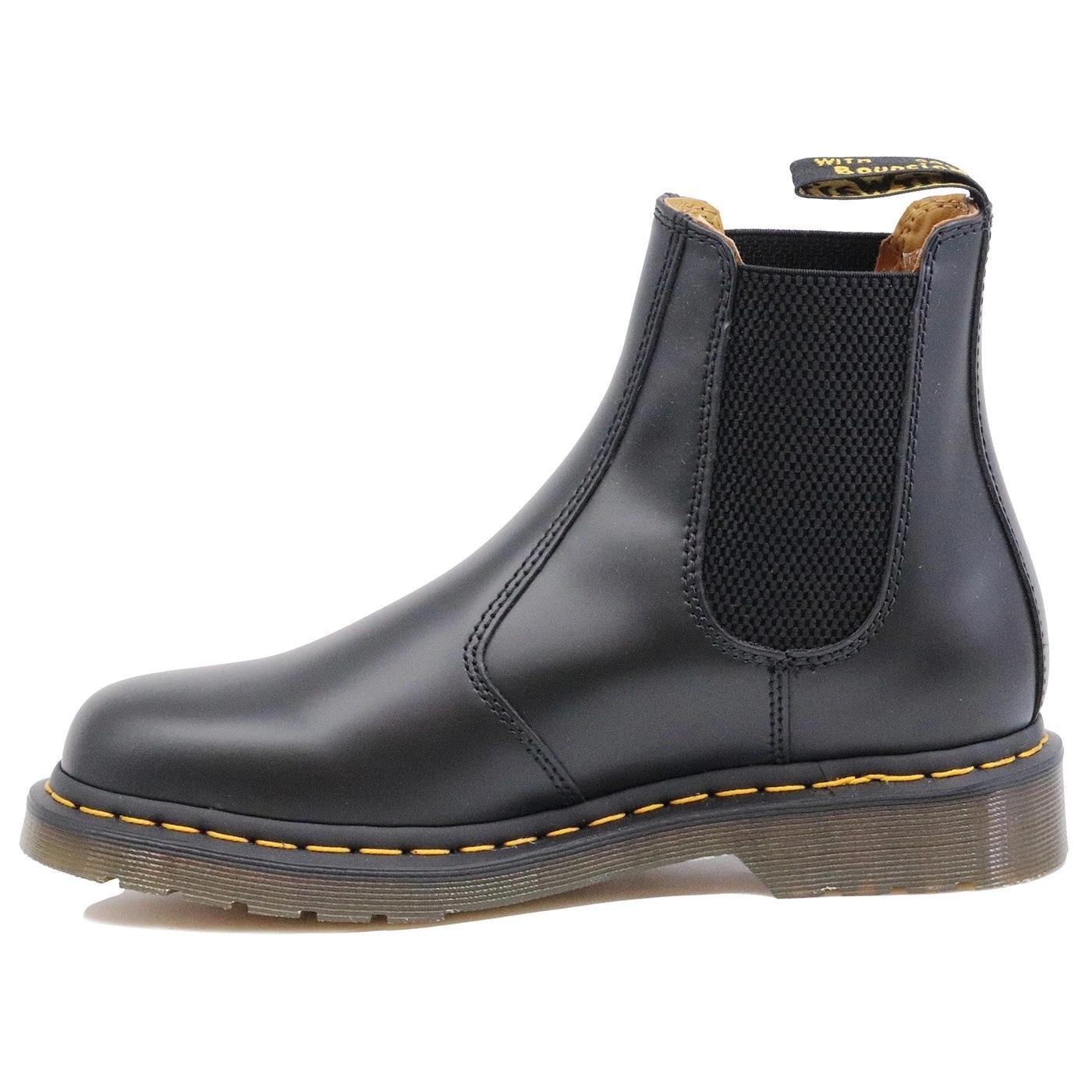 Dr. Martens 2976 YS Beatles in pelle smooth nera 2976YS-CHELSEABLACKBLACK DR MARTENS