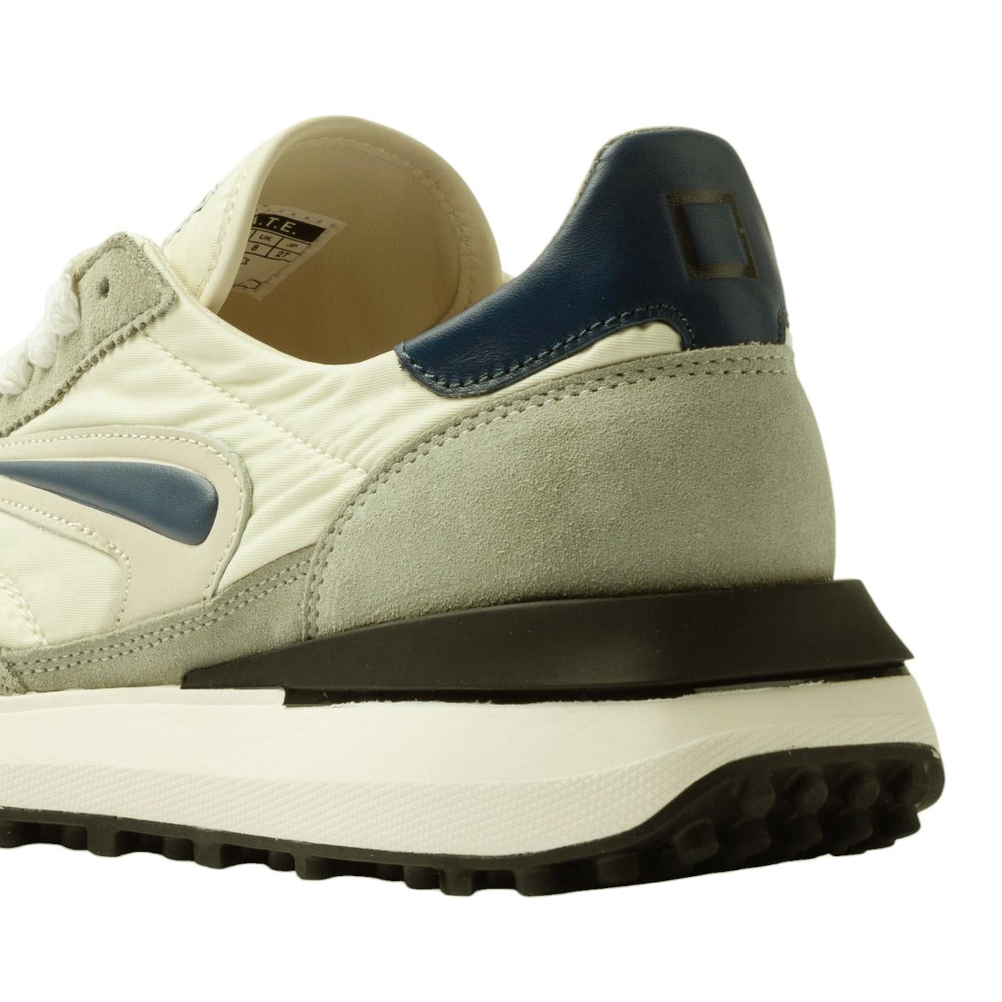 DATE Athleta Nylon Vanilla AT NY VL sneaker uomo in nylon bianco vaniglia 