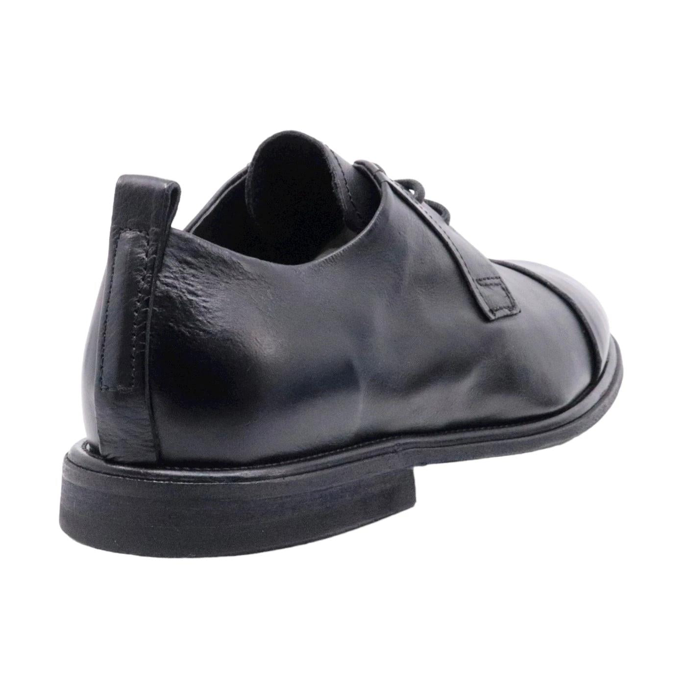 AS98 Antol U97105 scarpa allacciata uomo in pelle nera 