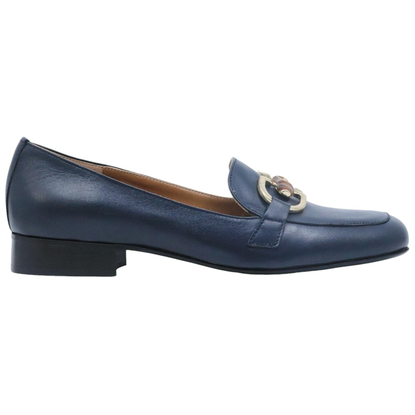 Mocassino donna Jaffè 900 in pelle blu 