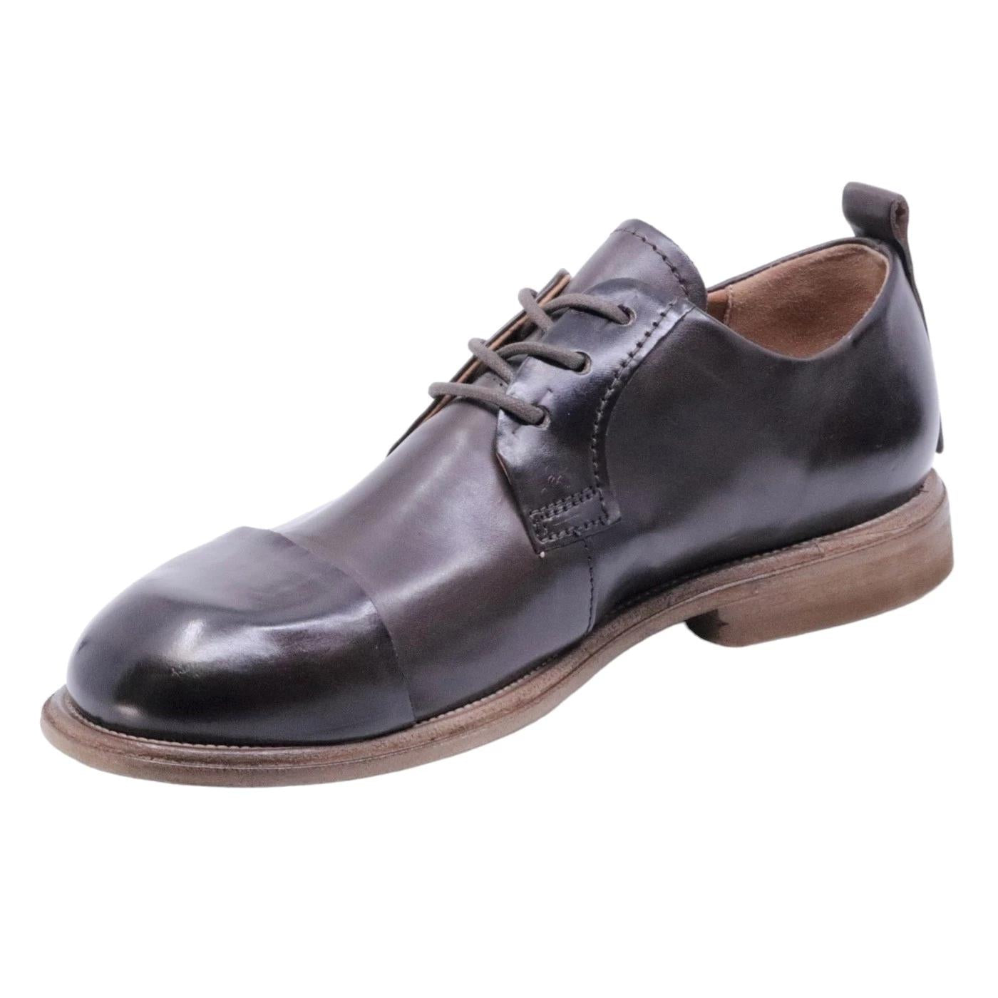AS98 Antol U97105 scarpa allacciata uomo in pelle marrone 