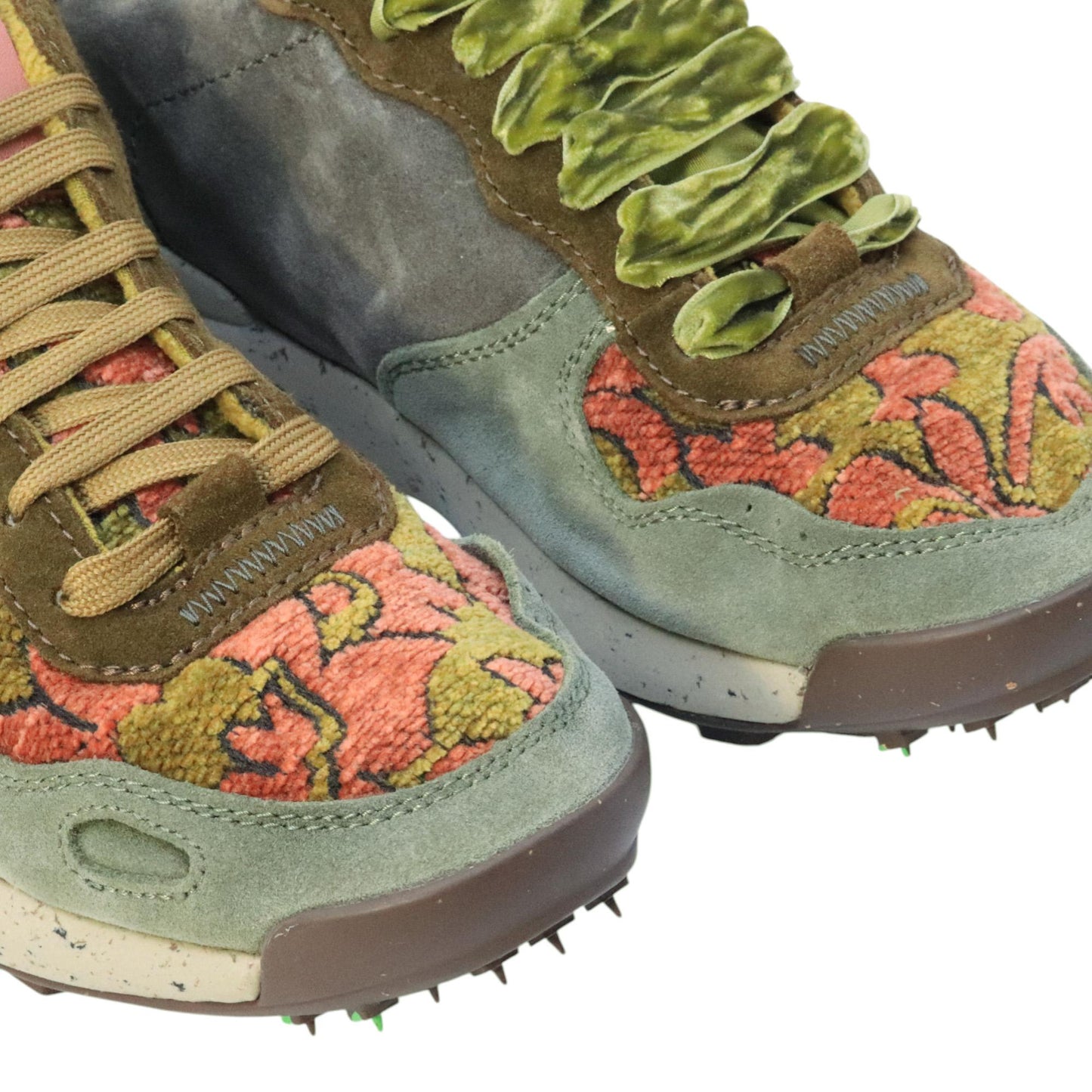Satorisan Chacrona Suede sneaker donna in camoscio Klim Green 