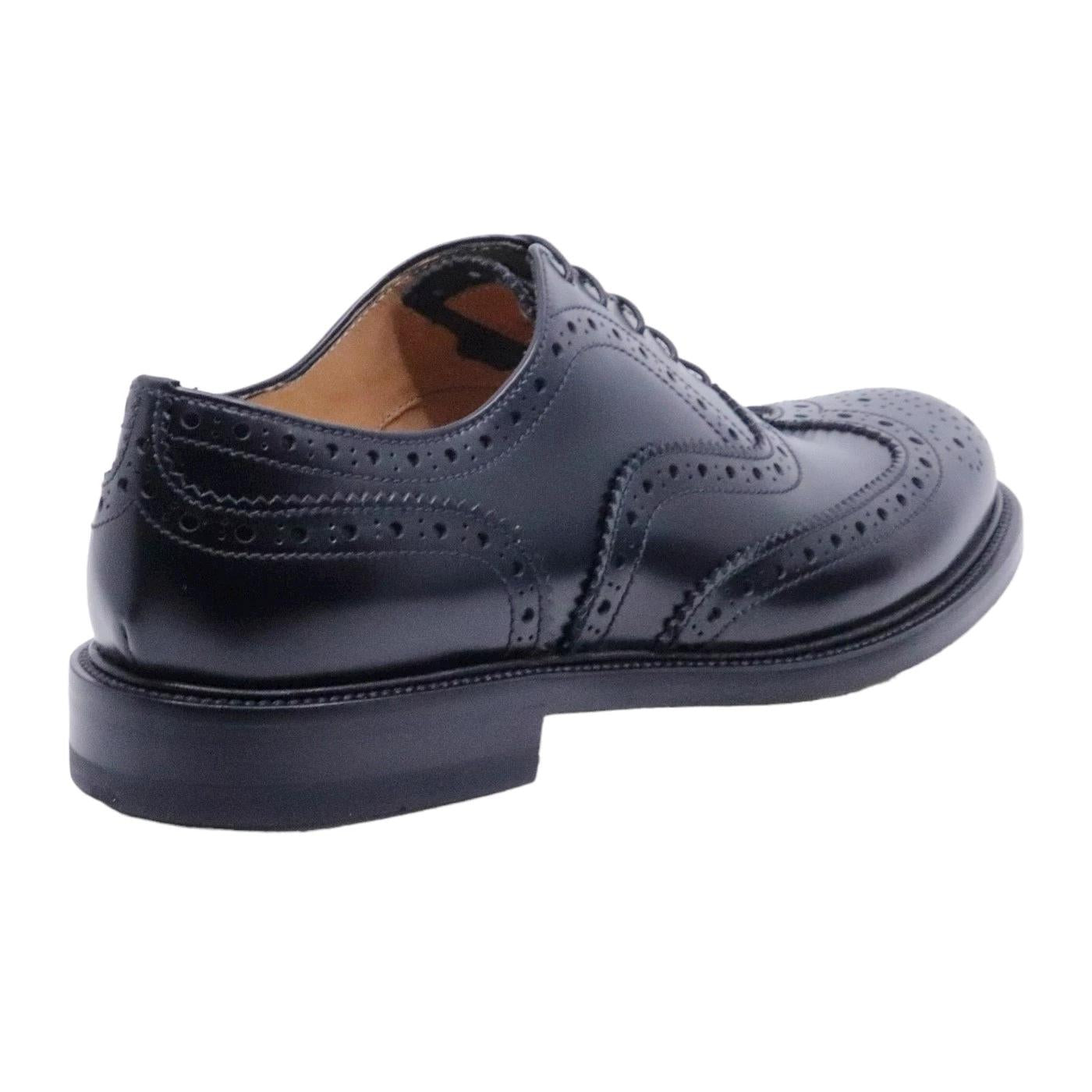 Scarpa Francesina imperiale Mille 885 Oxford in pelle nera 