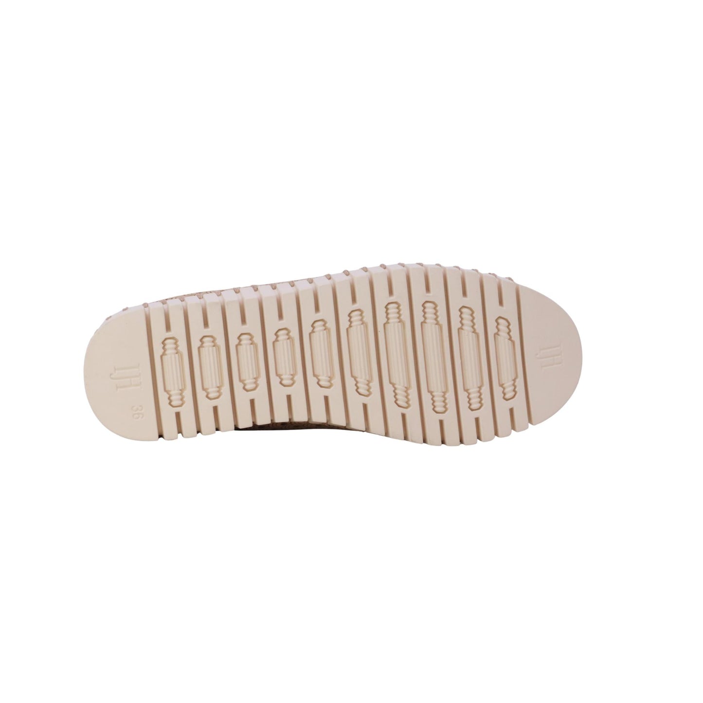 Ilse Jacobsen Tulip 3275 mocassino slip-on donna in microfibra riciclata color latte traforata 