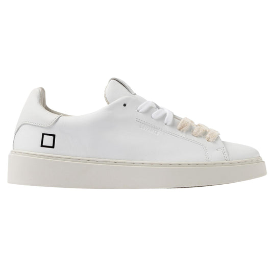 D.A.T.E. Levante Calf LV-CA-WH sneaker uomo in pelle bianca 