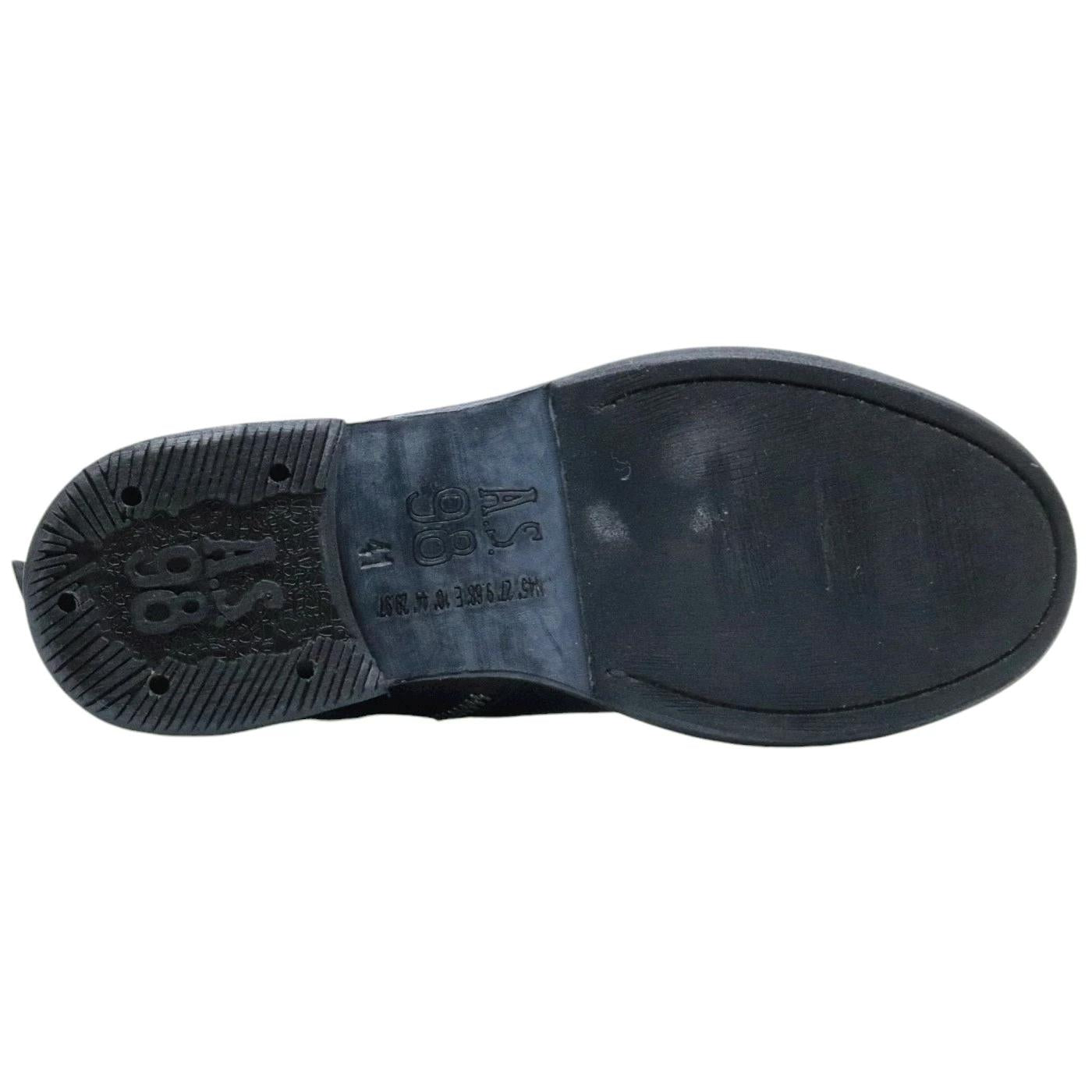Stivaletto uomo AS98 Z18201 in pelle nera 