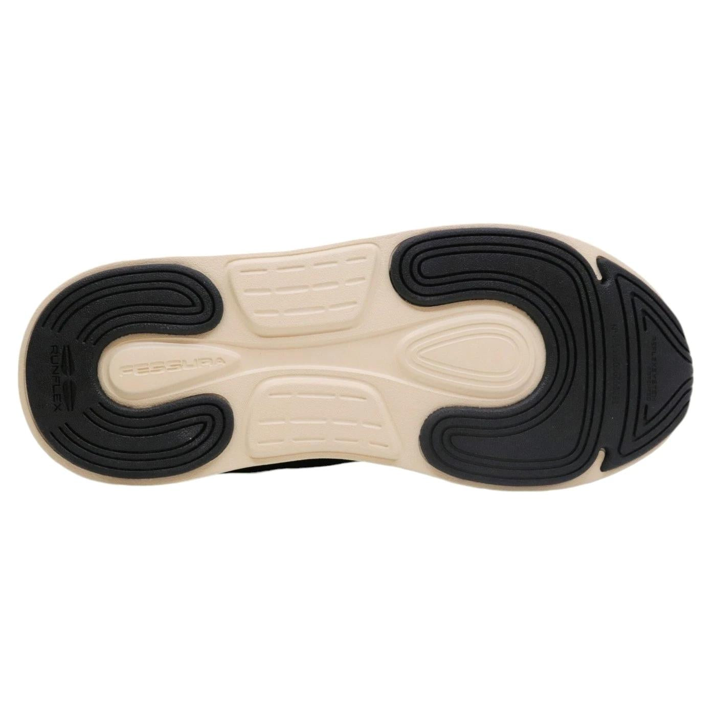 Sneaker Fessura Run #01 in tessuto nero traspirante con texture gommata 