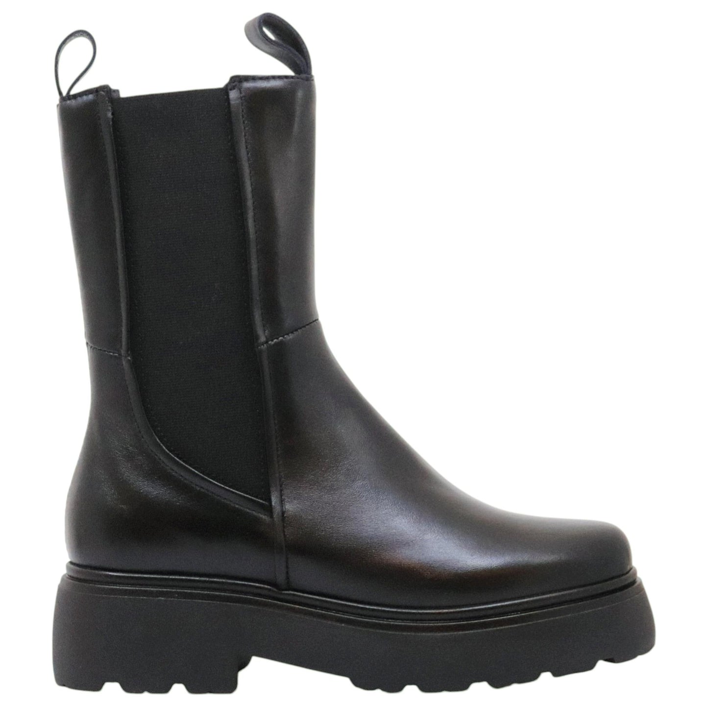 MJUS L44207 stivaletto chelsea donna in pelle nera 