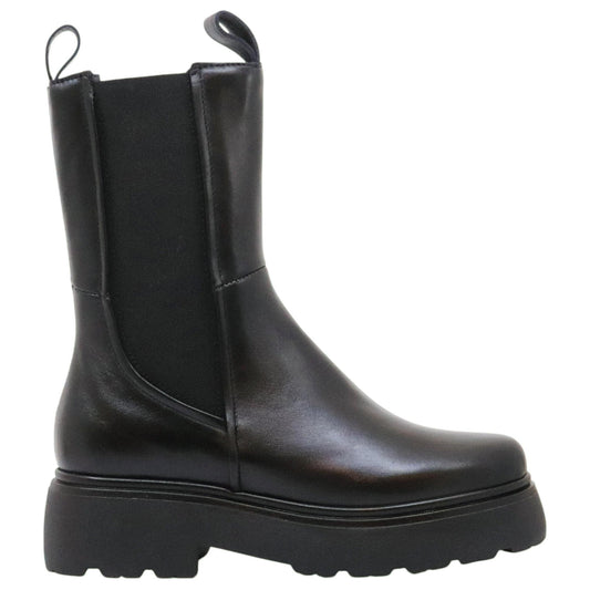 MJUS L44207 stivaletto chelsea donna in pelle nera 