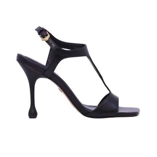 Carrano 804003 sandalo con tacco in pelle nera 
