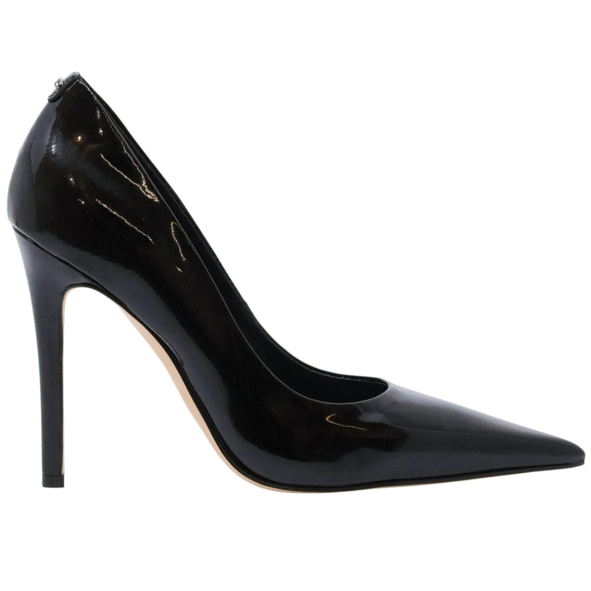 Michael Kors Elyse High Pump décolleté donna in pelle verniciata nera 