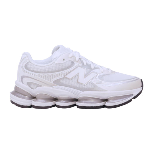 New Balance ABZORB 2000 sneaker donna in tessuto e materiale tecnico bianco silver 
