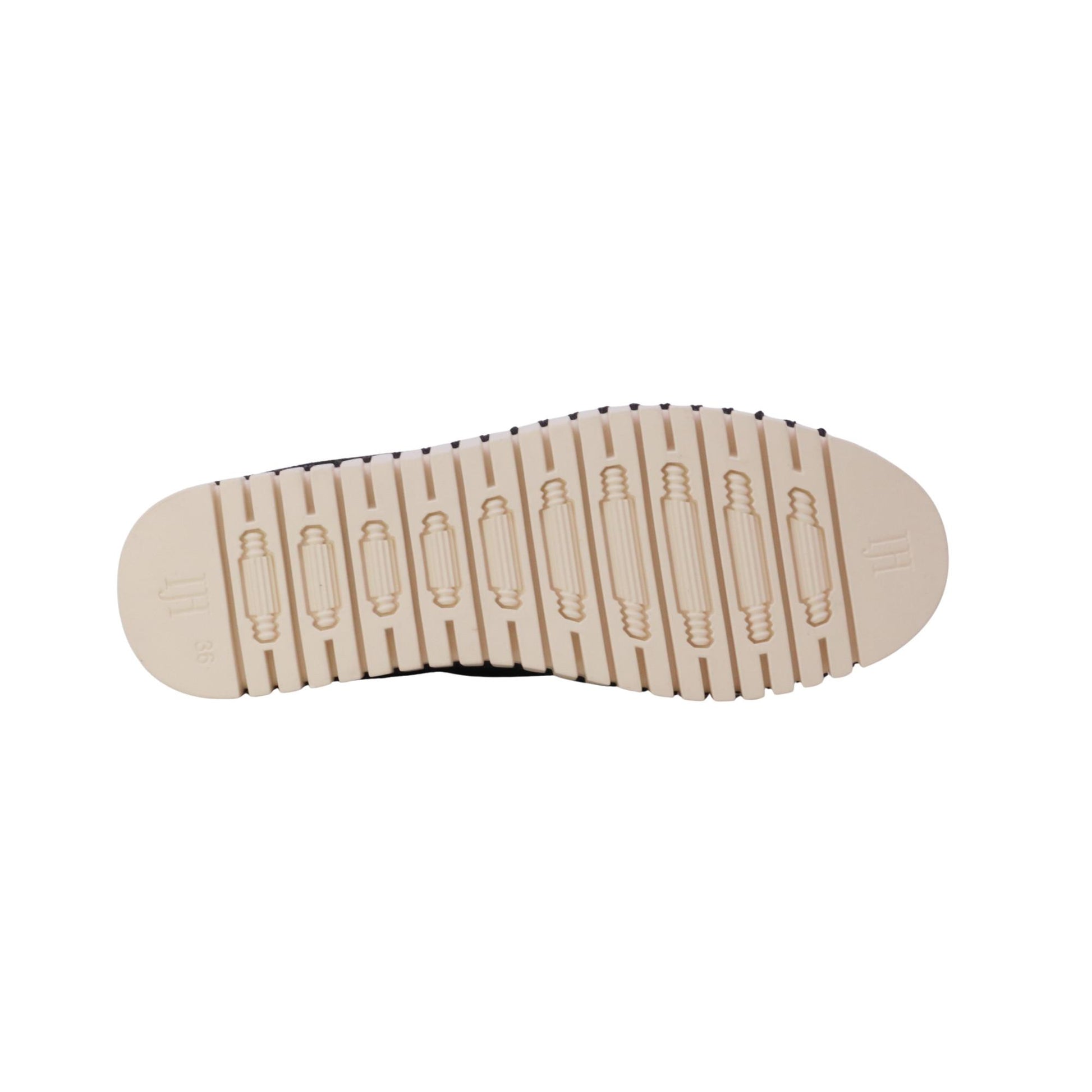 Ilse Jacobsen Tulip 3275 mocassino slip-on donna in microfibra riciclata nera traforata 
