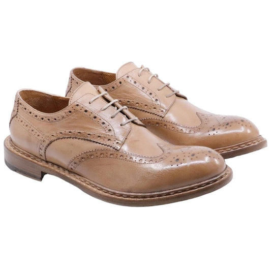 Scarpa Derby imperiale da uomo Crispiniano 481 in pelle color yuta 