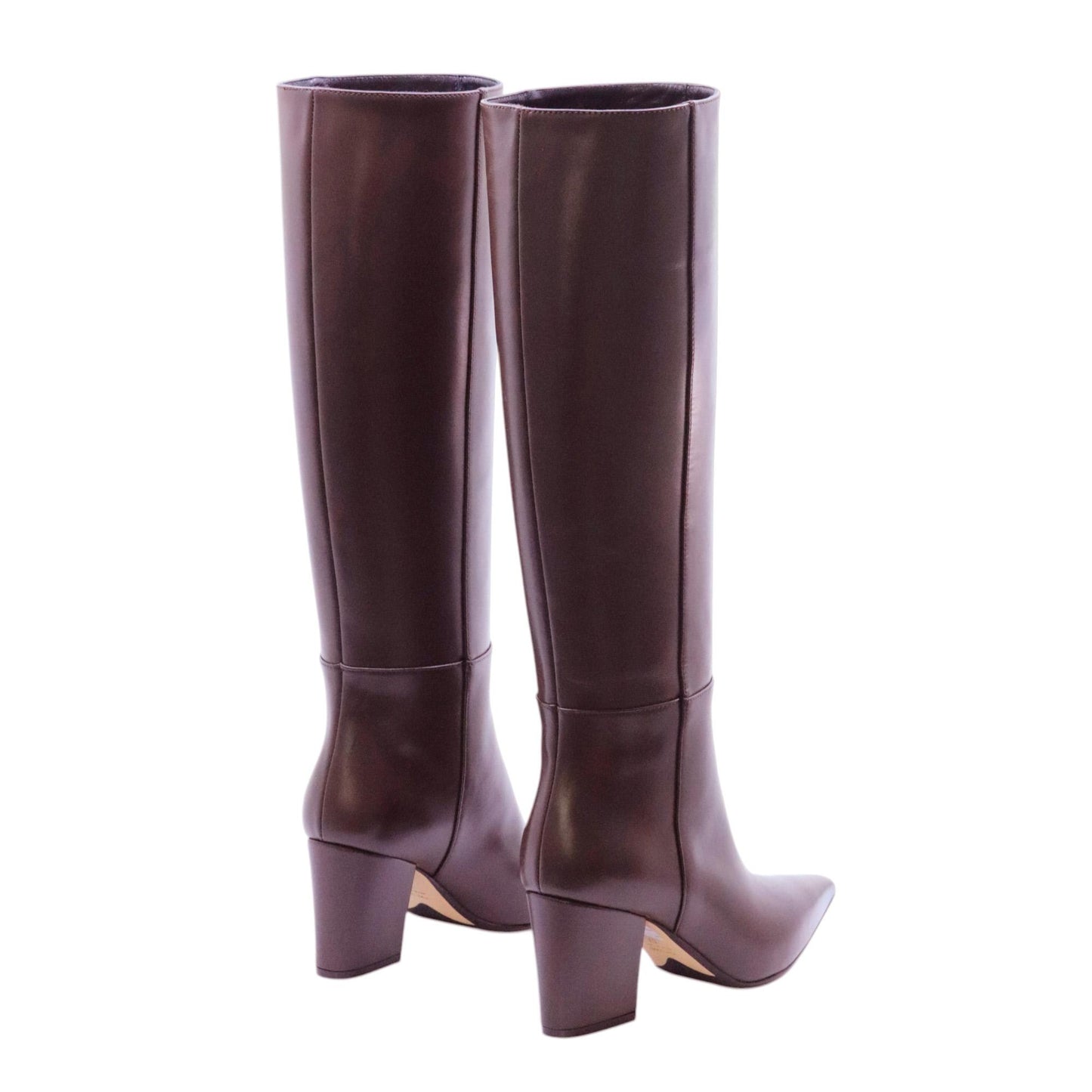 Anna F 9970 stivale donna in pelle marrone<BR/> 