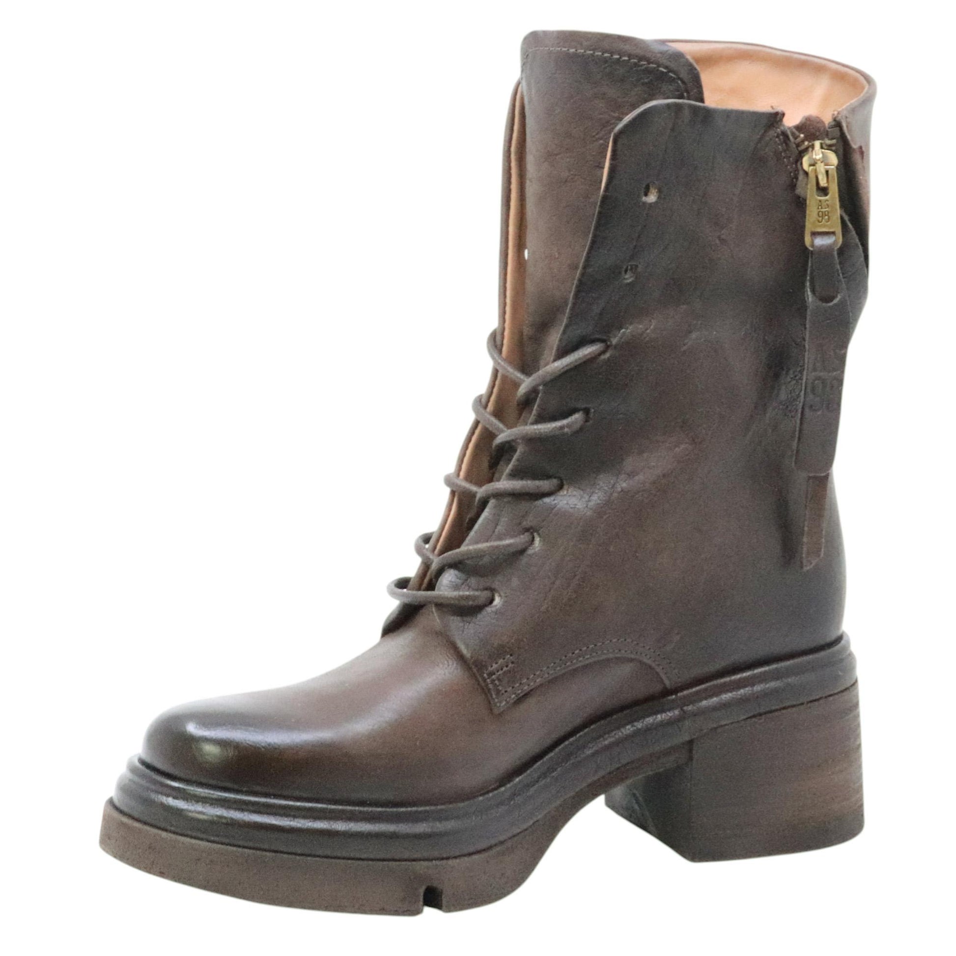 AS98 Eden A89229 anfibio donna in pelle marrone ebano 