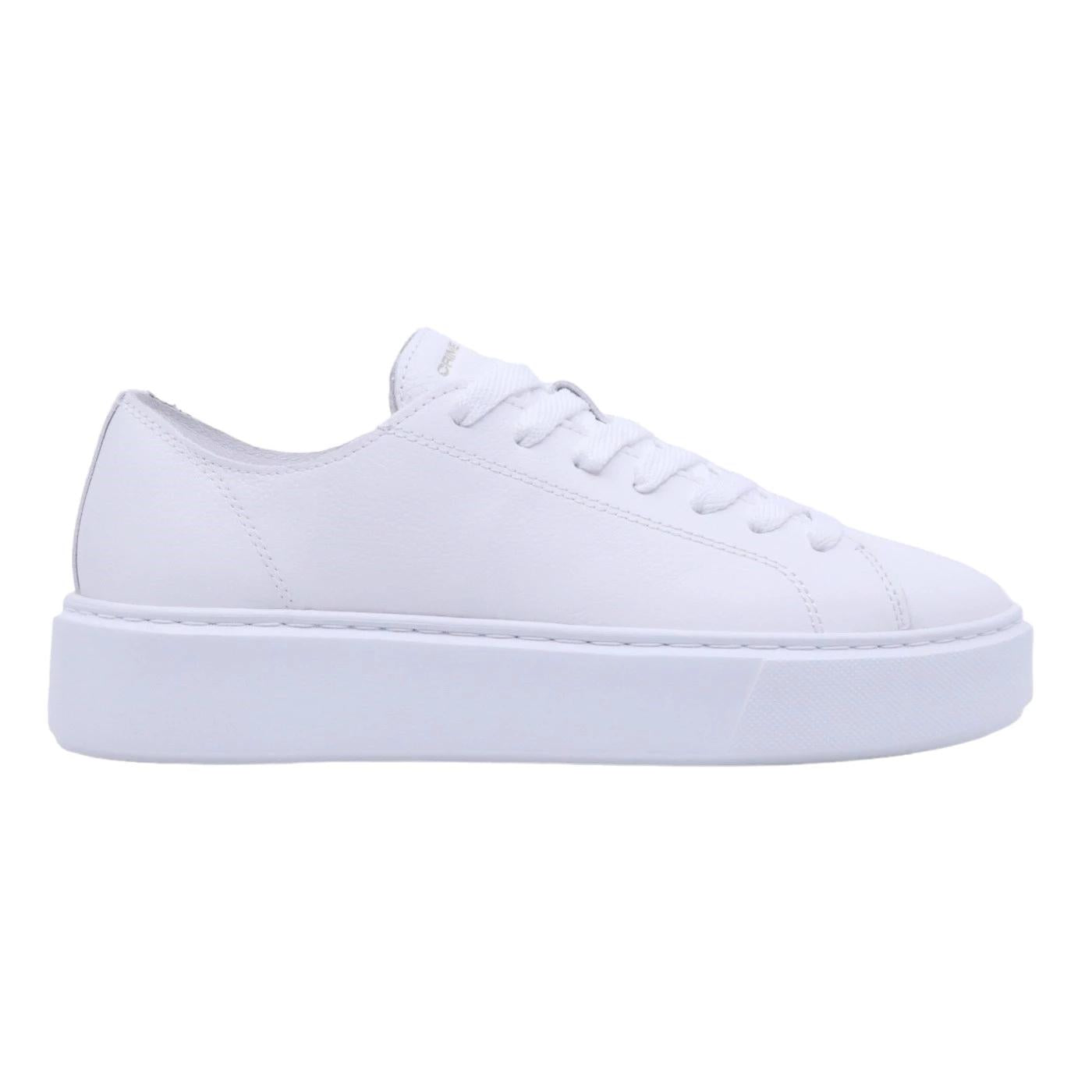 Sneaker donna Crime London 27750 Raw Cut in pelle bianca 