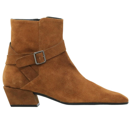 Ras 8260 stivaletto donna camoscio cuoio 