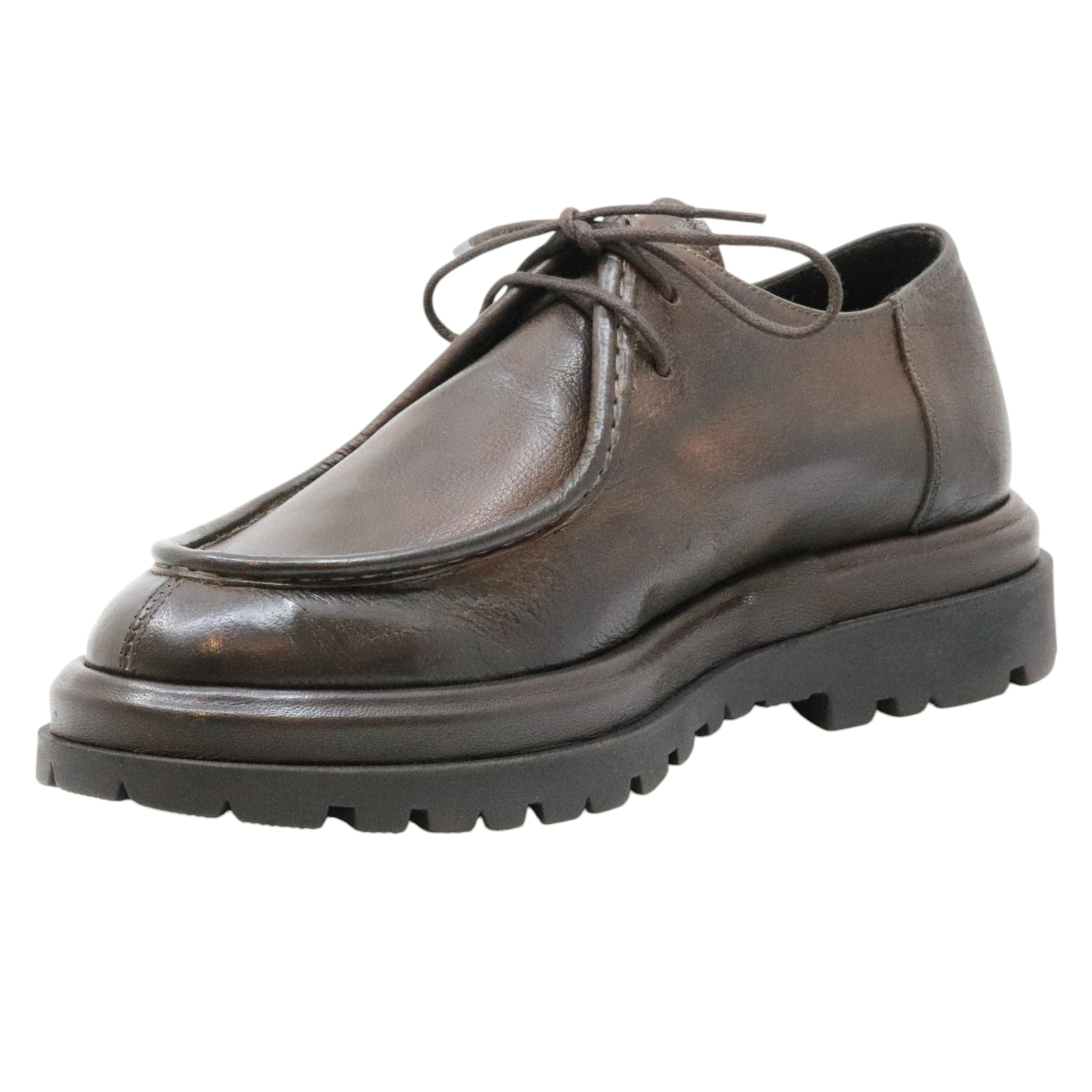 Pawelk's Bufalo 22801 scarpa ingegnere uomo in pelle marrone 