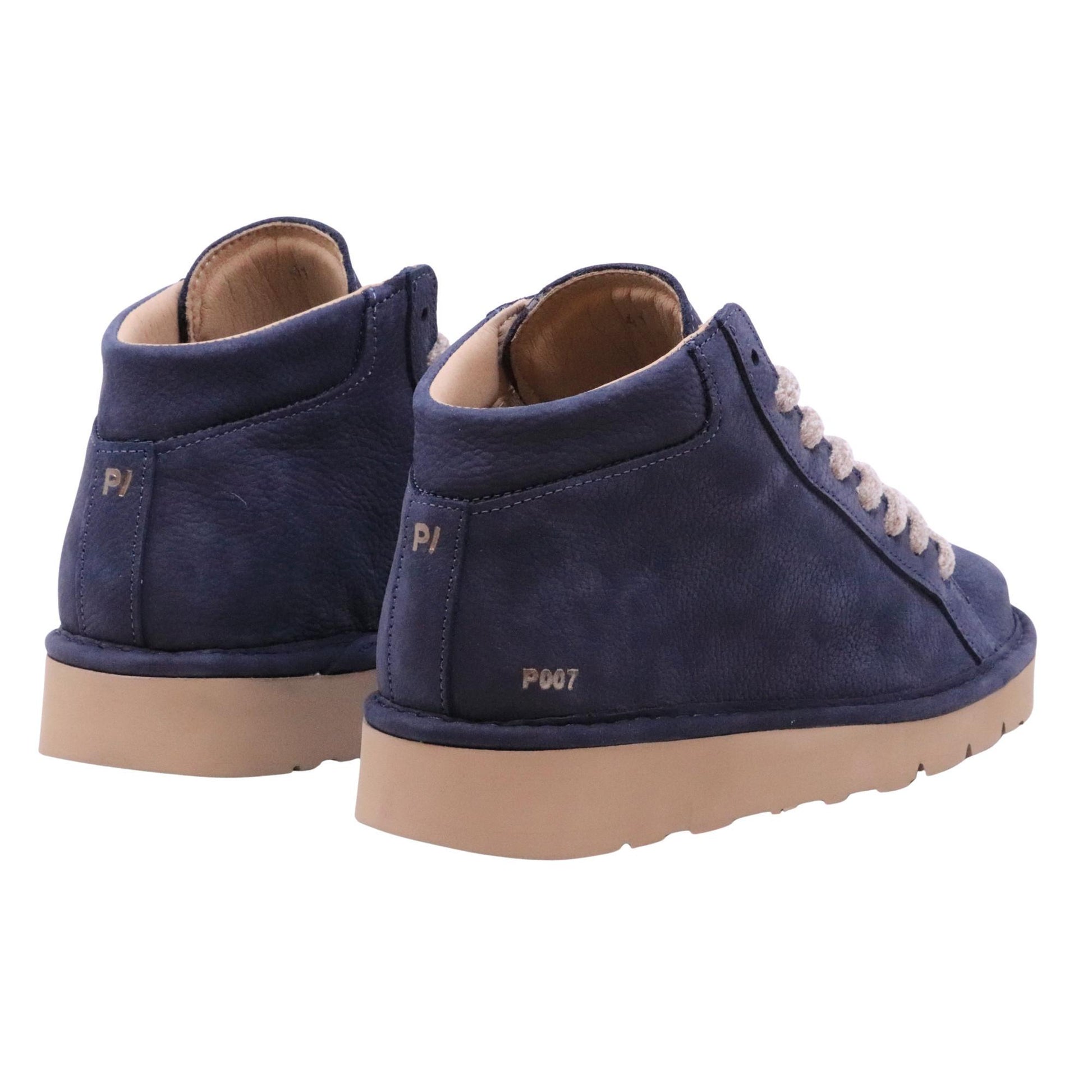 Panchic P007 ankle boot uomo nabuk blue 