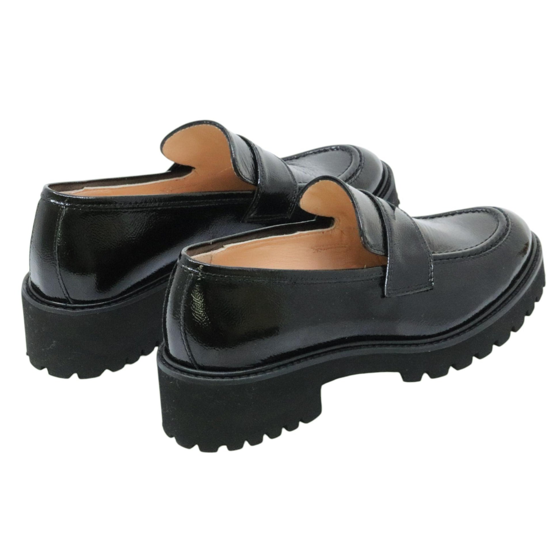 Le Briella Z800 B mocassino donna in pelle naplak nera 