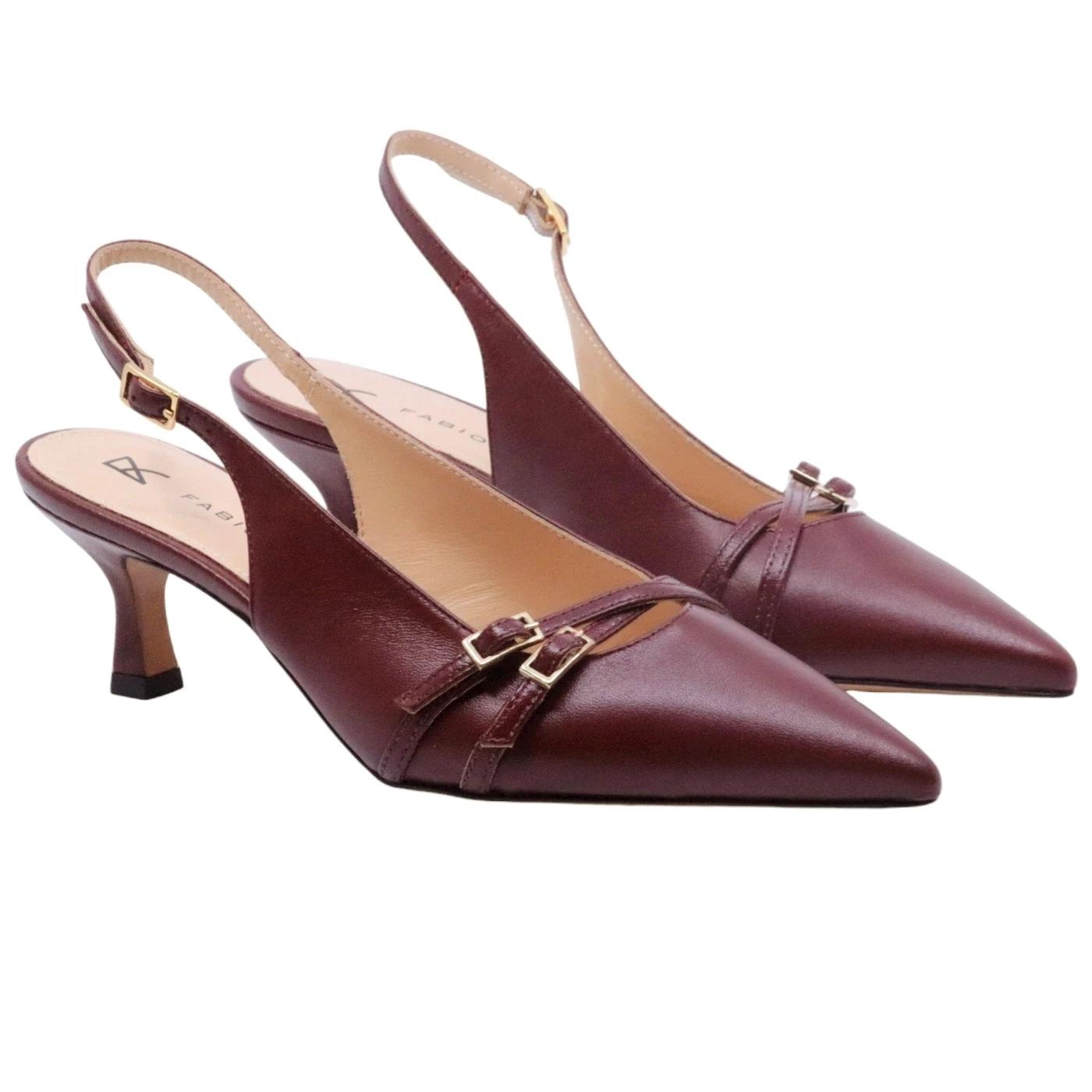 Slingback Fabio Rusconi 2565 donna in pelle 