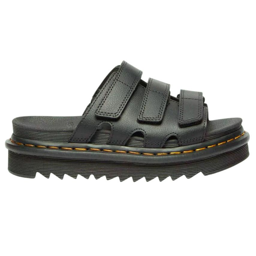Dr Martens Raine Sandalo da donna in pelle nera 