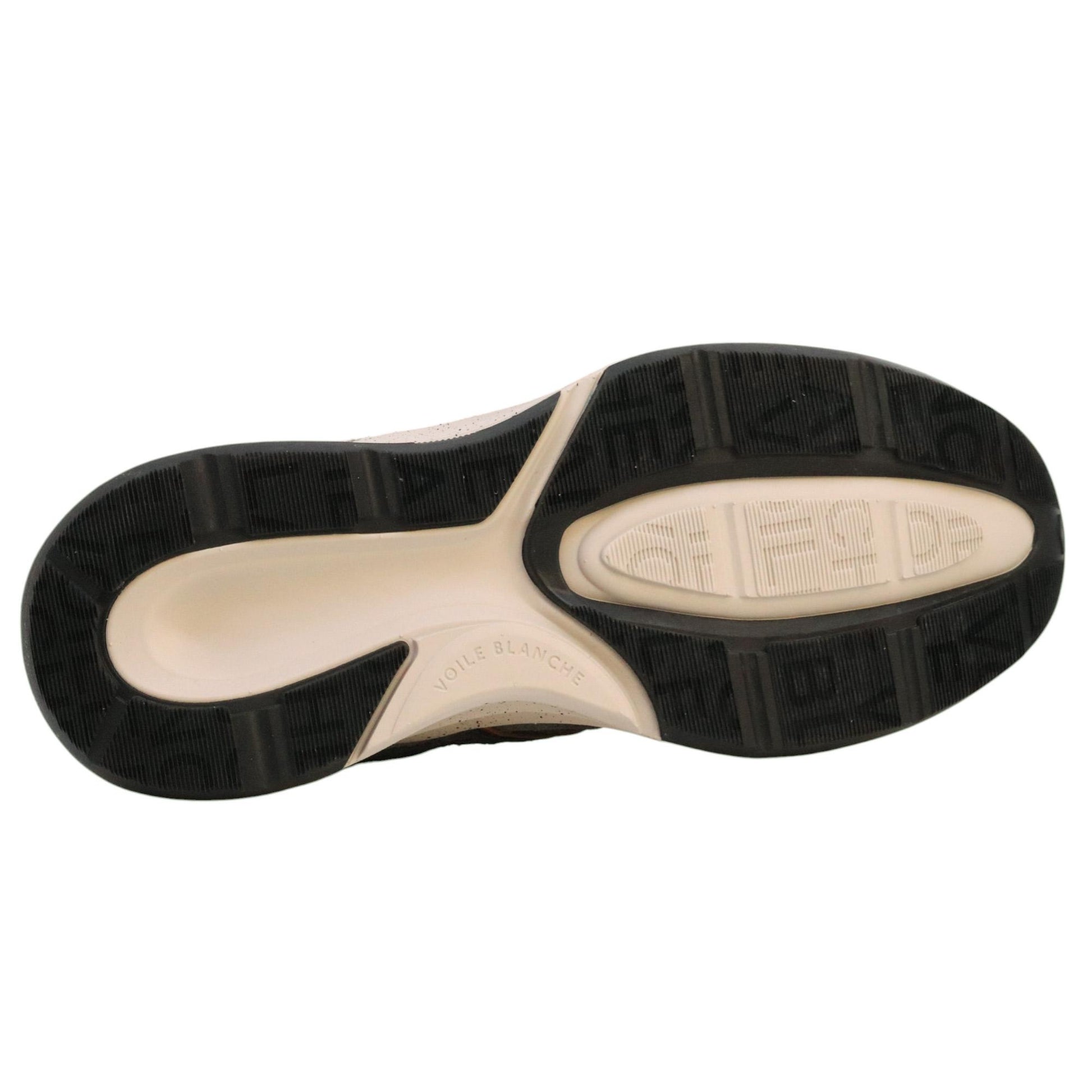 Voile Blanche CLUB22 sneaker uomo in pelle e suede marrone 