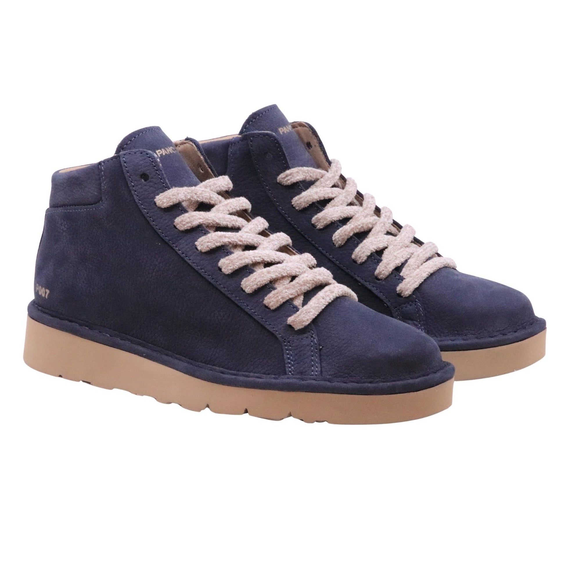 Panchic P007 ankle boot uomo nabuk blue 