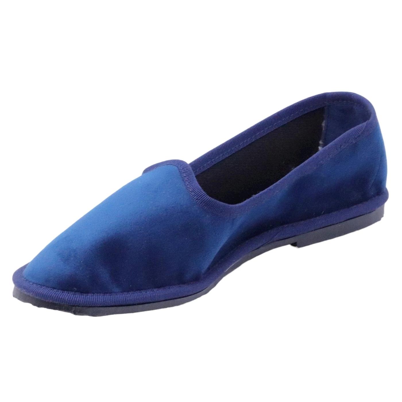 Scarpa Friulana donna Jaffè 125 in velluto blu 