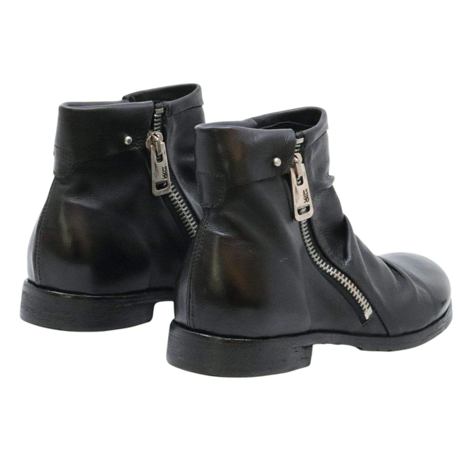 AS98 401216 Clash stivaletto donna in pelle nera 