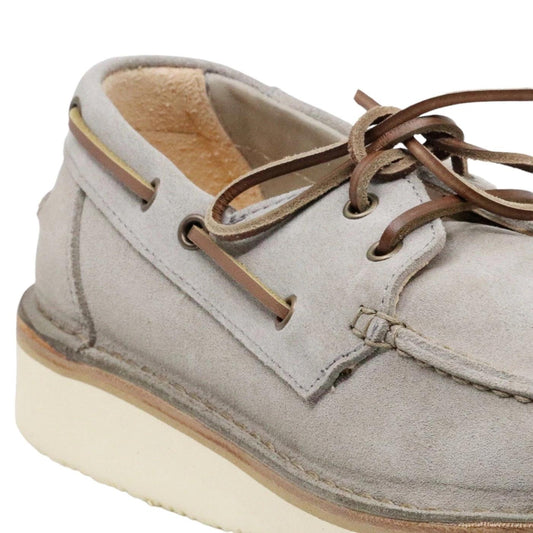 Astorflex Boatflex scarpa da barca uomo realizzata in pelle scamosciata grigia 