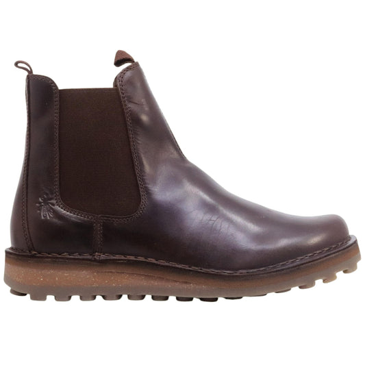 Chelsea Boot uomo Fly London TUVI129 in pelle marrone 