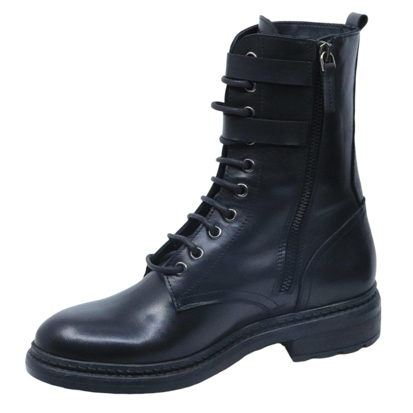 Stivaletto donna The Seller GD731 in pelle nera 