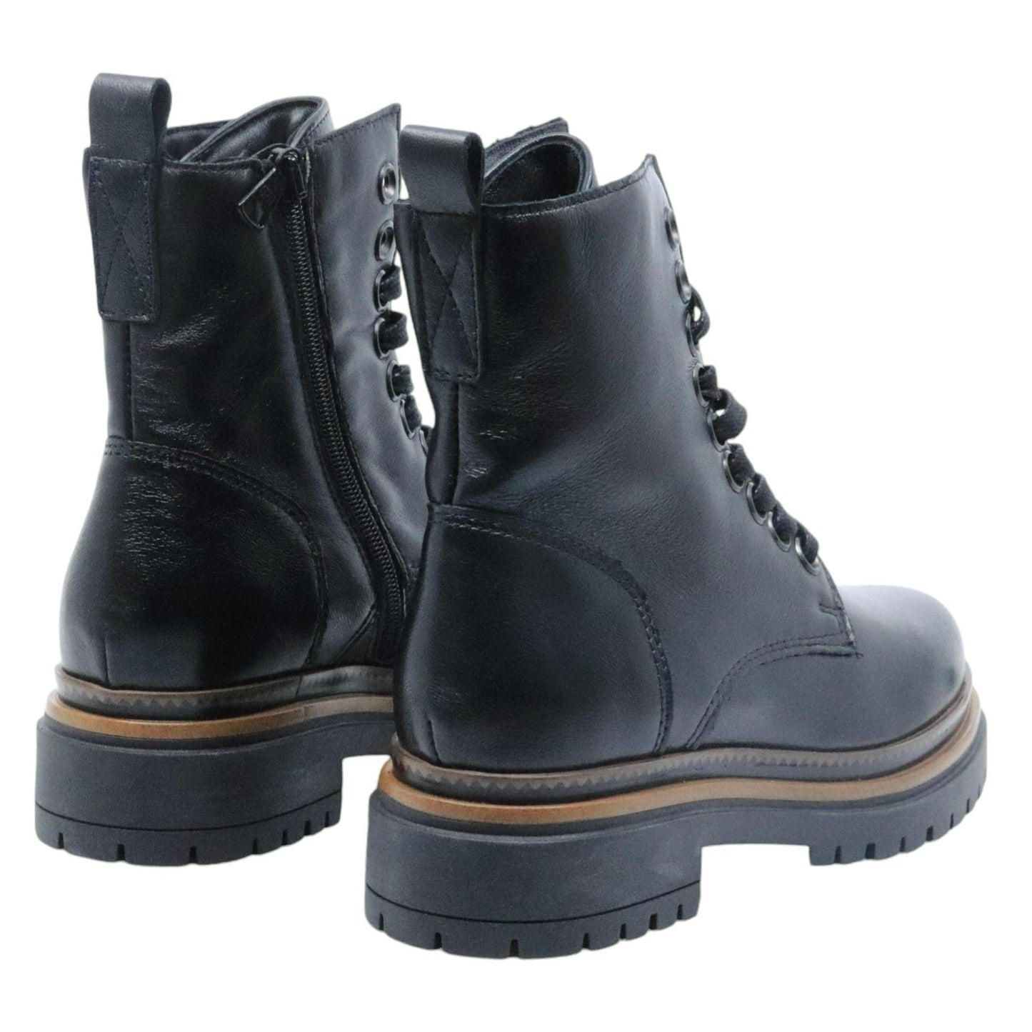 Anfibio Mjus T60209 da donna in pelle nera 