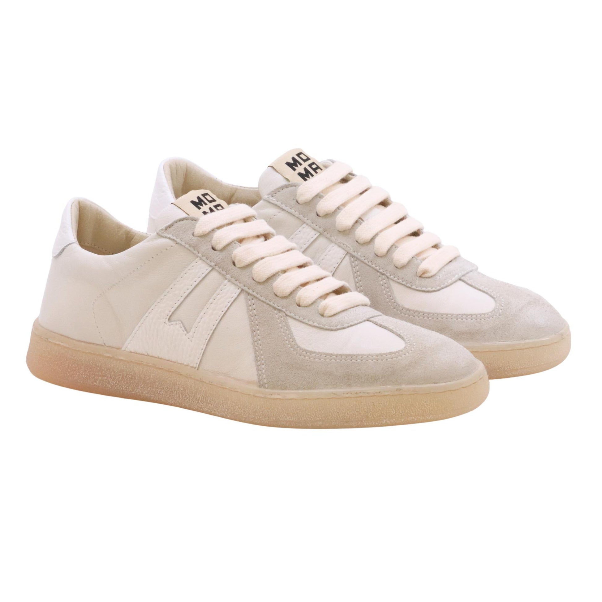 Moma 30601A sneaker donna in pelle bianco 30601AVAR21BIANCA MOMA