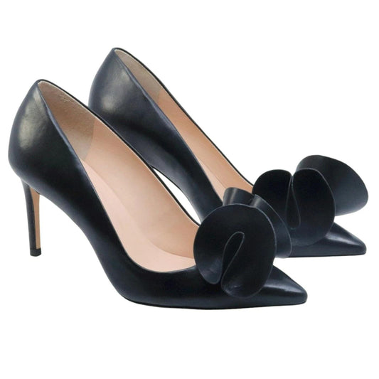 Décolleté donna Guilhermina 2011 in pelle nera 