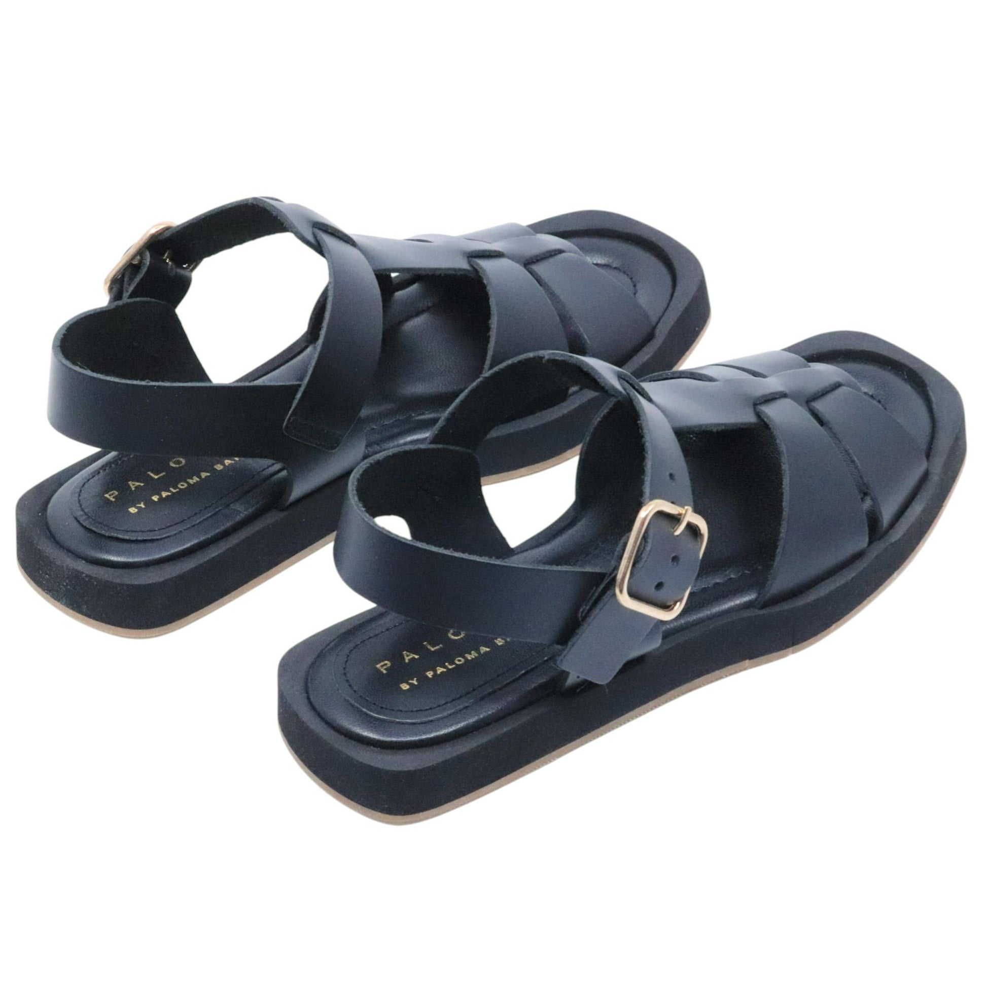 Sandalo Palomitas Daisy 27 4902 in pelle nera 