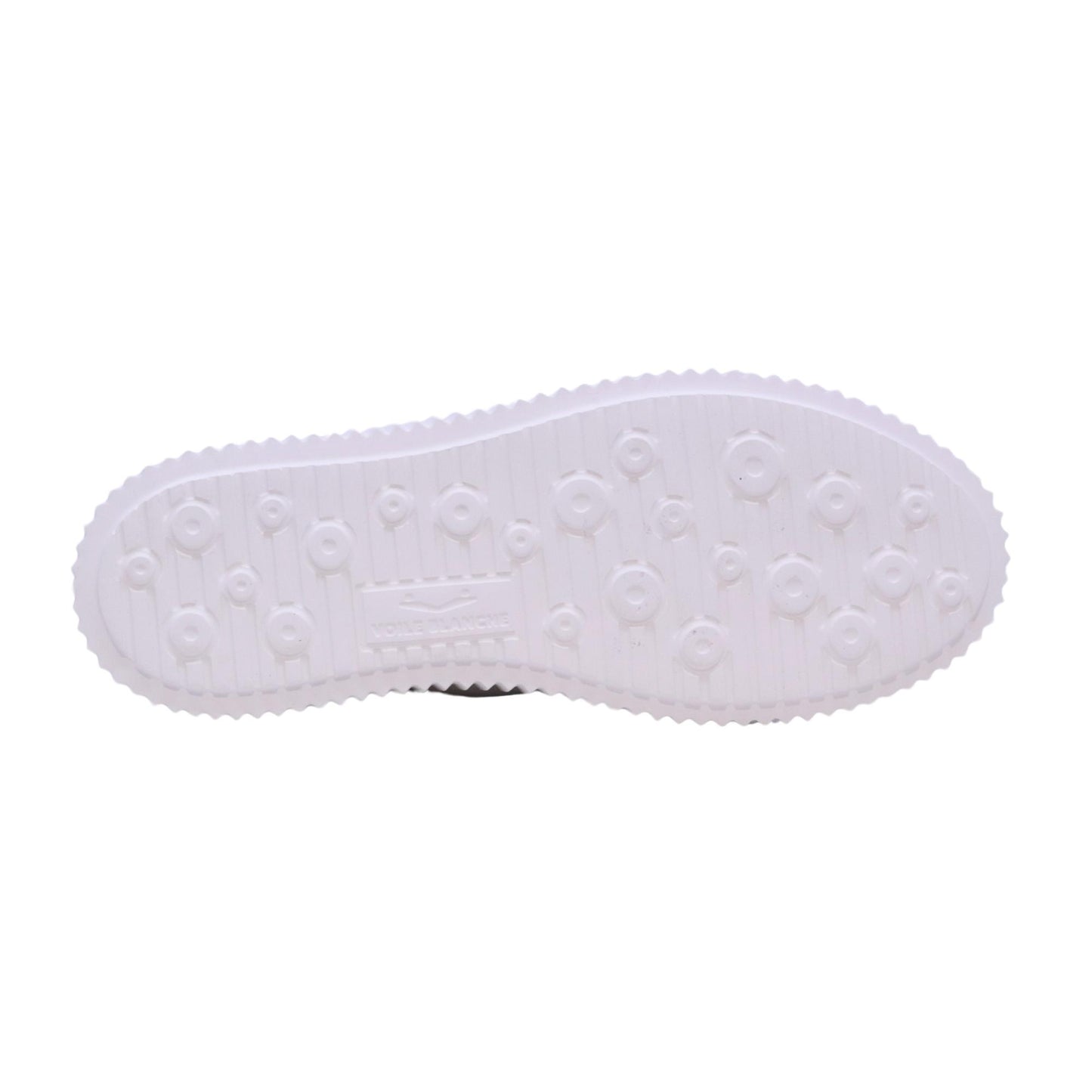 Voile Blanche Lipari sneaker donna in pelle bianca con dettagli platino 