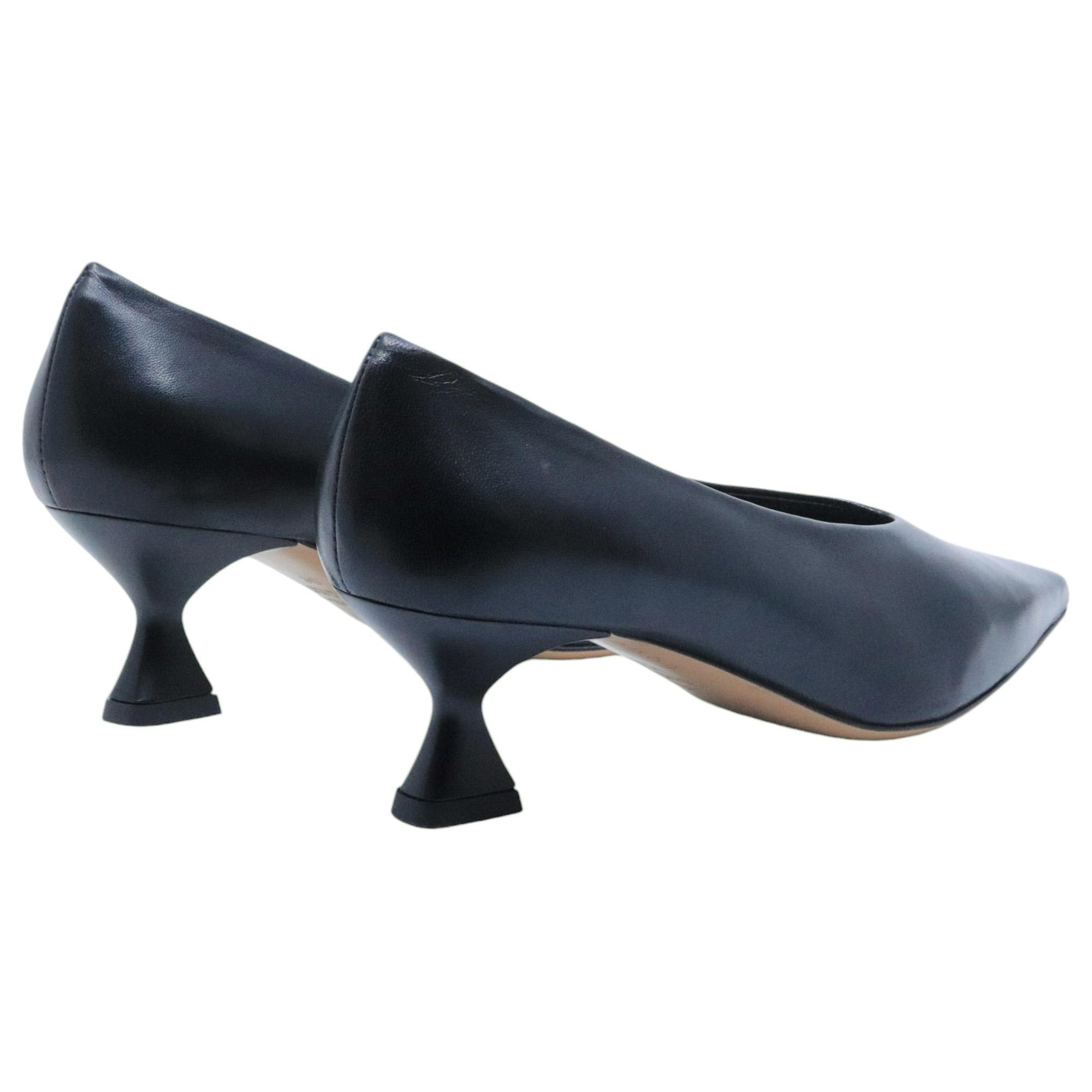 Décolleté donna The Seller SS108 in pelle nera 