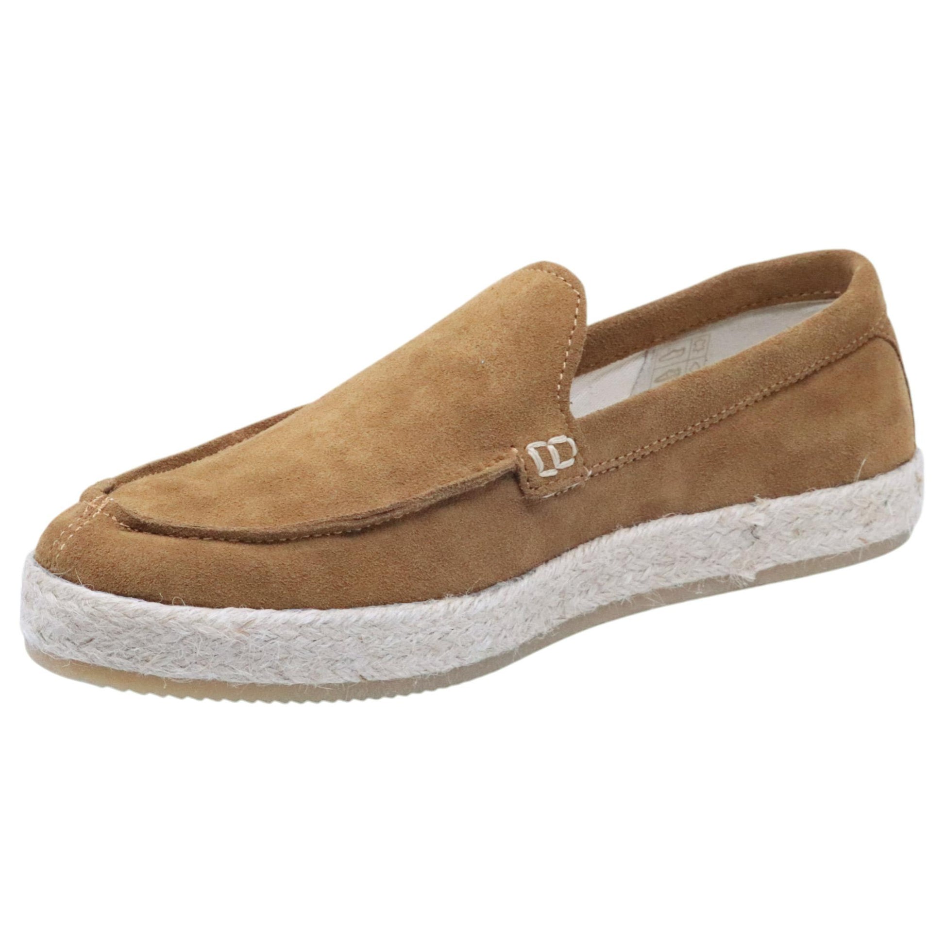 Mocassino slip on uomo Panchic S29 in camoscio marrone 
