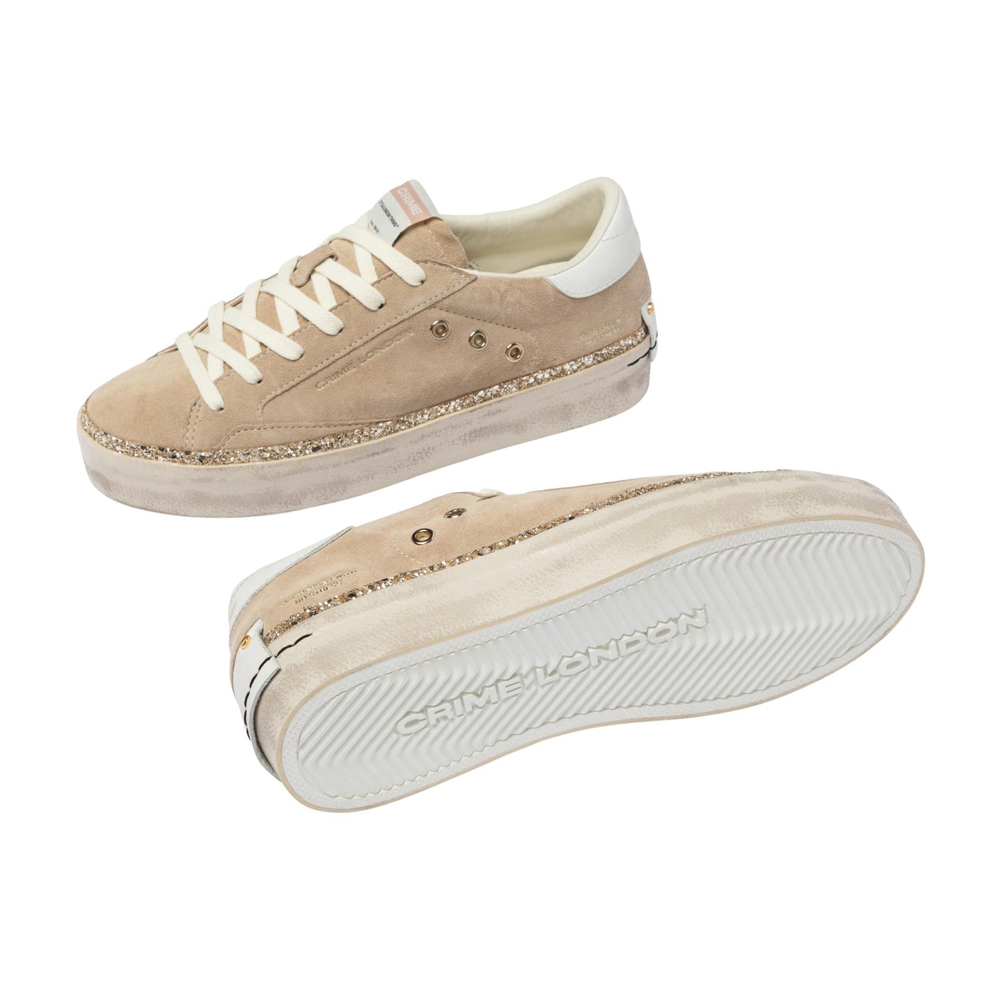 Crime London Distressed Platform Caramel Brulee 29054 sneaker donna 