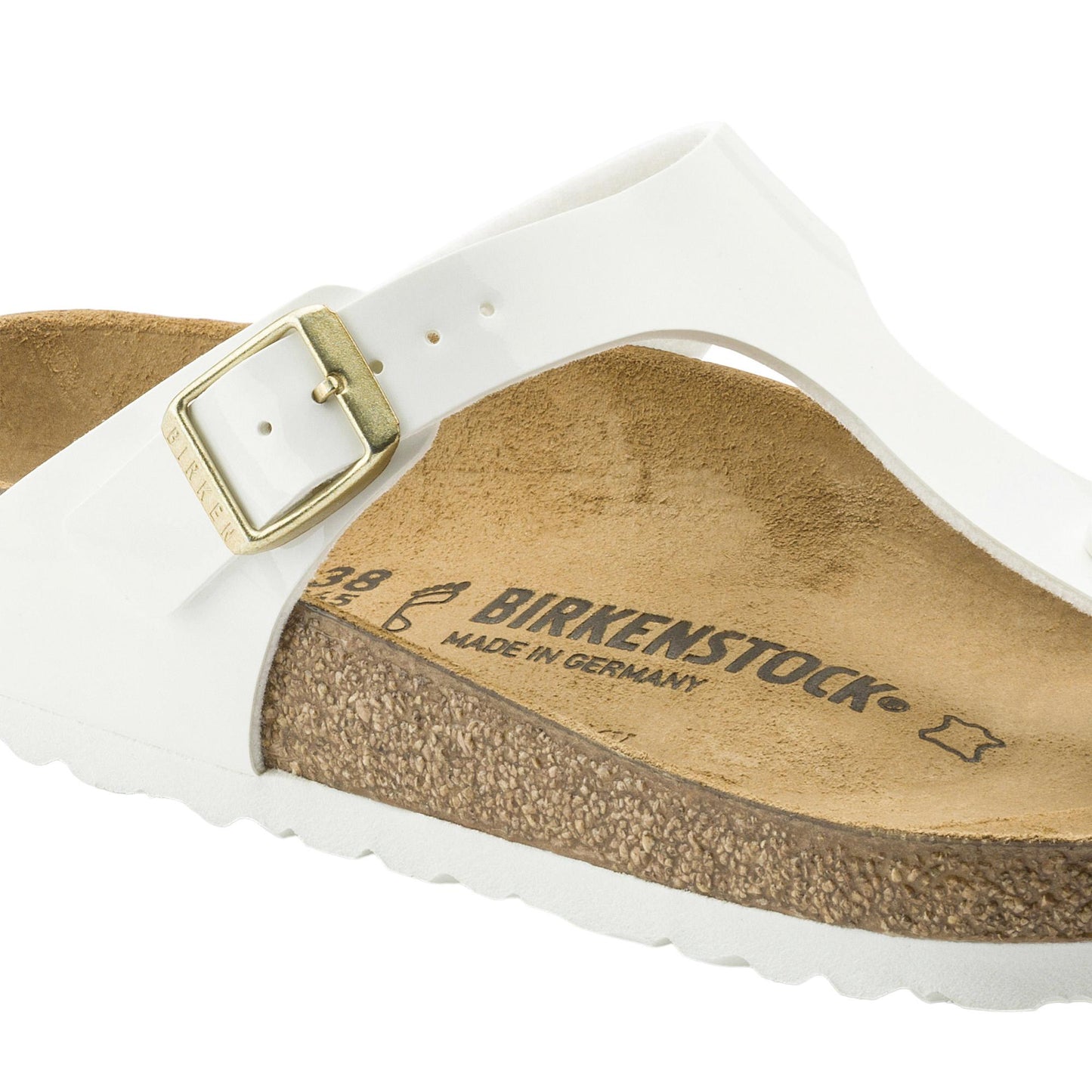bianco lucido GIZEH-BIRFPATENT-WHITEWHITE BIRKENSTOCK