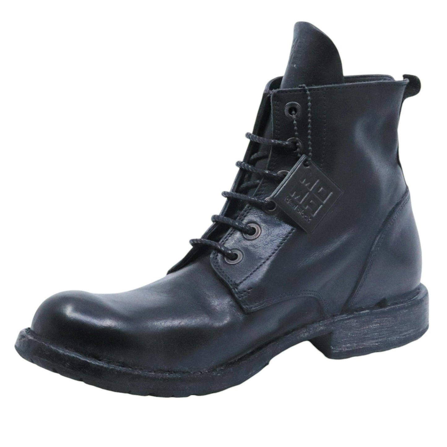 Stivaletto uomo Moma 54401B in pelle nera 